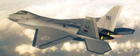 TAI TF-X Aircraft Render View