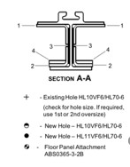Cross Section A-A Technical Diagram