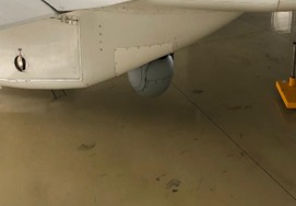 Wescam Camera Mounted Under Aircraft Fuselage